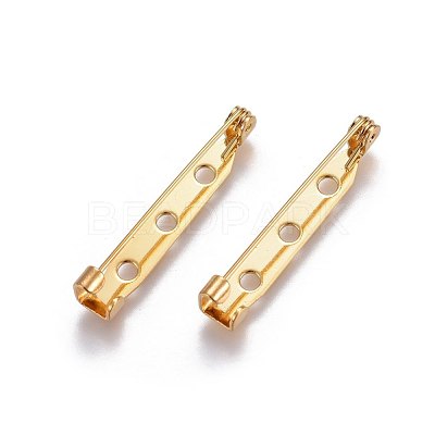 304 Stainless Steel Brooch Findings X-STAS-L221-01A-1