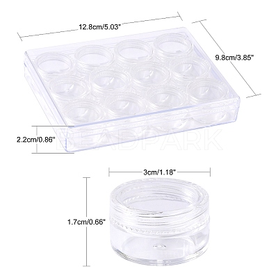 Plastic Bead Storage Containers C089Y-1
