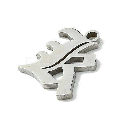 Non-Tarnish 201 Stainless Steel Pendants STAS-B055-01P-K-1