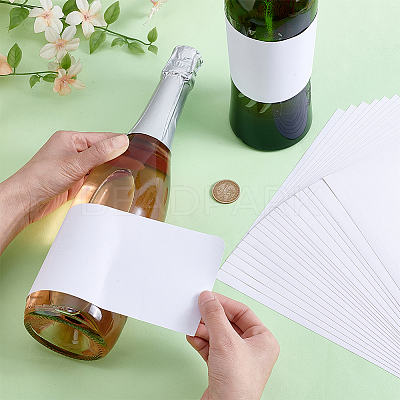 Wine Blank Adhesive Label DIY-WH0060-63B-01-1