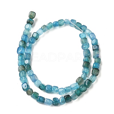 Natural Dragon Veins Agate(Dyed & Heated) Beads Strands G-G177-E15-03-1