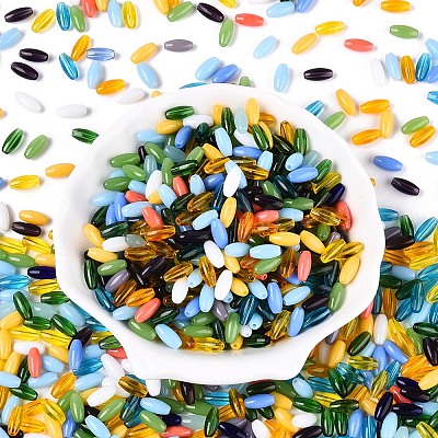 Transparent Colours Glass Seed Beads SEED-T007-16M-1