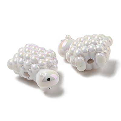 UV Plated Acrylic Beads PACR-Q121-01-1