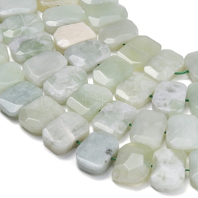 Natural New Jade Beads Strands G-C285-A15-01-1