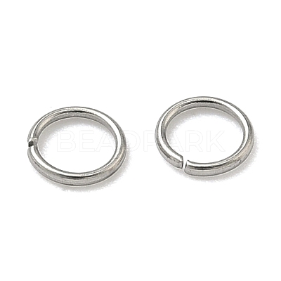 Tarnish Resistant 304 Stainless Steel Open Jump Rings X-STAS-M008-04A-1