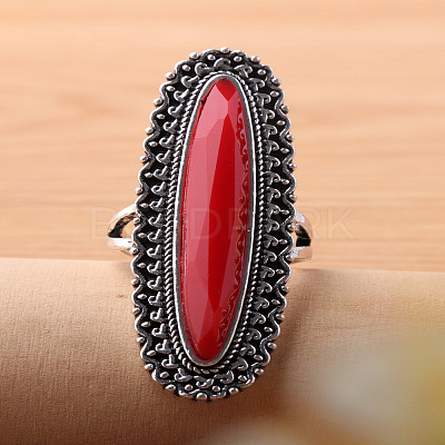 Alloy and Resin Finger Rings FS-WGB9ABA-04-1