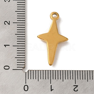 Ion Plating(IP) 304 Stainless Steel Pendants STAS-C110-02G-1