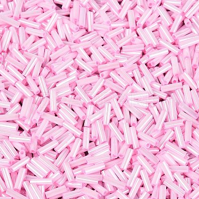 FGB Grade A Glass Round Bugle Beads SEED-Q040-06A-06-1