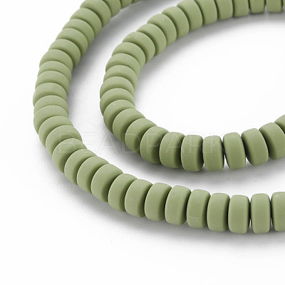 Handmade Polymer Clay Beads Strands CLAY-N008-008-202-1