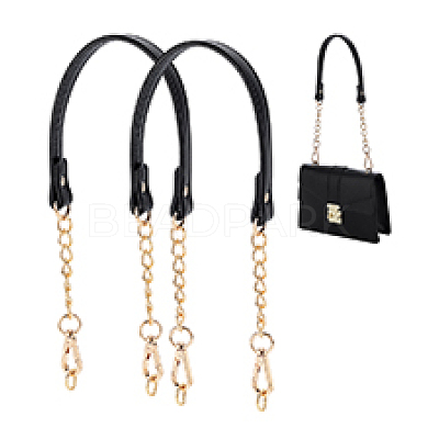 PU Leather & Metal Bag Handles PURS-WH0816-001B-1