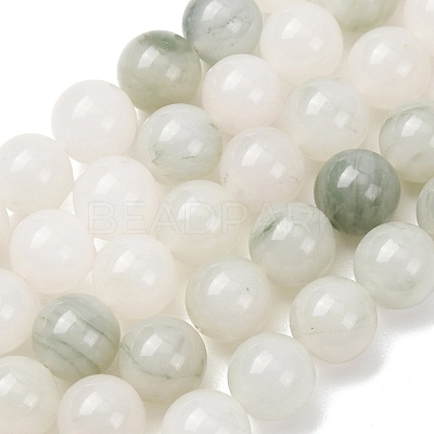 Natural Sinkiang Jade Beads Strands G-T150-A03-12mm-1