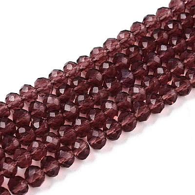 Glass Beads Strands EGLA-A044-T4mm-D13-1
