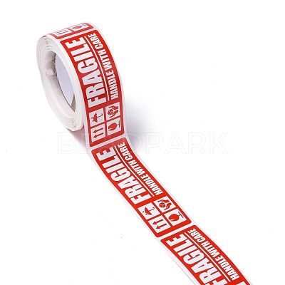 Self-Adhesive Paper Warning Tag Stickers DIY-K039-04C-1