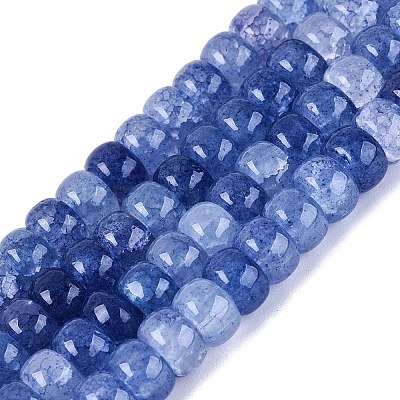 Ombre Effect Dyed Glass Beads Strands GLAA-Q106-05A-A16-1