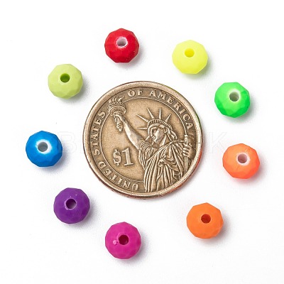 Fluorescent Acrylic Beads MACR-S181-8mm-M-1