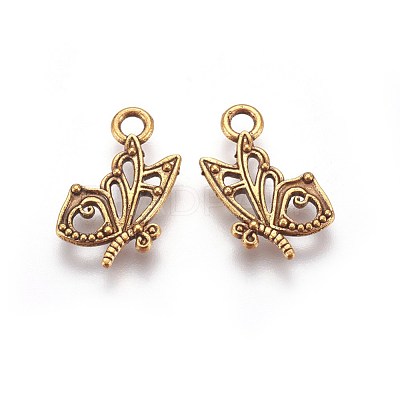 Tibetan Style Alloy Pendants TIBEP-A100603-G-LF-1