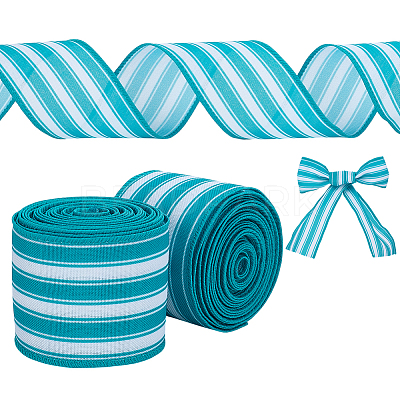Burlap Ribbons SRIB-WH0011-384C-1