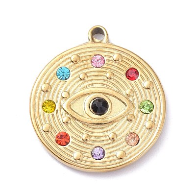 Ion Plating(IP) 304 Stainless Steel Pendants STAS-O150-04G-1