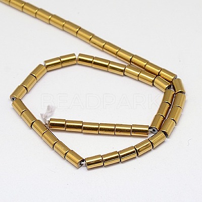 Electroplate Non-magnetic Synthetic Hematite Beads Strands G-J162-C-02-1