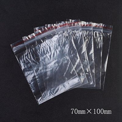 Plastic Resealable Packaging Bags OPP-G001-E-7x10cm-1