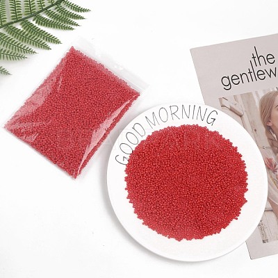 Baking Paint Glass Seed Beads SEED-US0003-3mm-K20-1