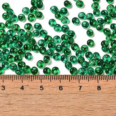 Transparent Colours Glass Seed Beads X1-SEED-P006-02A-09-1