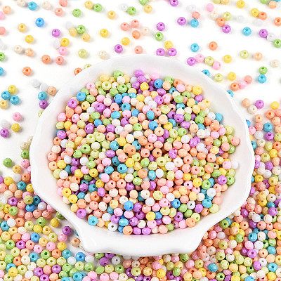 Opaque Colours Glass Seed Beads SEED-N007-19A-1