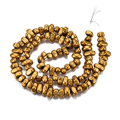 Electroplate Non-magnetic Synthetic Hematite Beads Strands G-T061-102K-1
