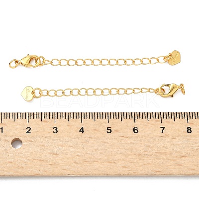 Heart Brass End with Chains KK-H532-10B-G-1