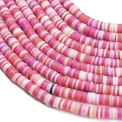 Handmade Polymer Clay Beads Strands PY-CBA21A8-01B-1
