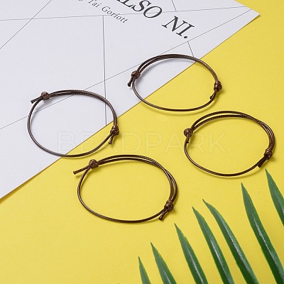 Korean Waxed Polyester Cord Bracelet Making AJEW-JB00011-01-1