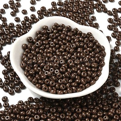 Baking Paint Glass Seed Beads SEED-B001-02A-02-1