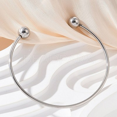 304 Stainless Steel European Style Torque Bangles Making PPJ-G001-04P-A-1