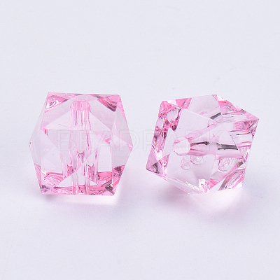 Transparent Acrylic Beads TACR-Q259-10mm-V03-01-1