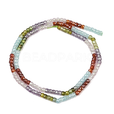 Cubic Zirconia Beads Strands ZIRC-P125-2x3mm-38-1