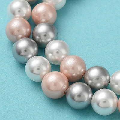 Shell Pearl Bead Strands X-BSHE-L017-20-1