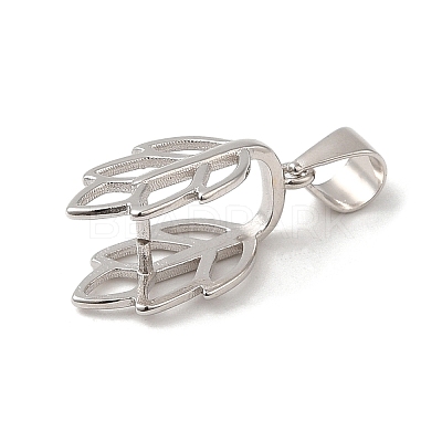 Rhodium Plated Rack Plating 925 Sterling Silver Ice Pick Pinch Bails STER-NH0001-19P-1