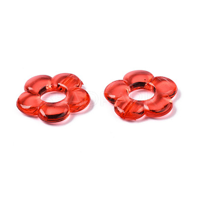 Transparent Acrylic Beads Frames X-MACR-S296-32-1