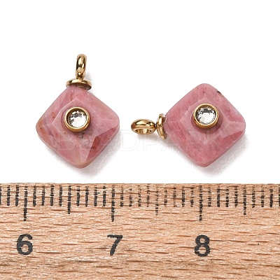 Natural Rhodonite Pendants STAS-C184-14A-02-1