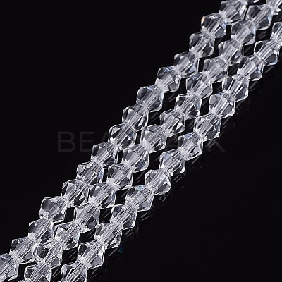 Imitation Austrian Crystal 5301 Bicone Beads GLAA-S026-07-1