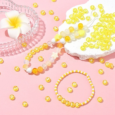 150Pcs Transparent Acrylic Beads TACR-YW0002-32A-1