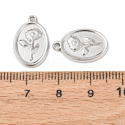 304 Stainless Steel Pendants STAS-I358-12P-07-1