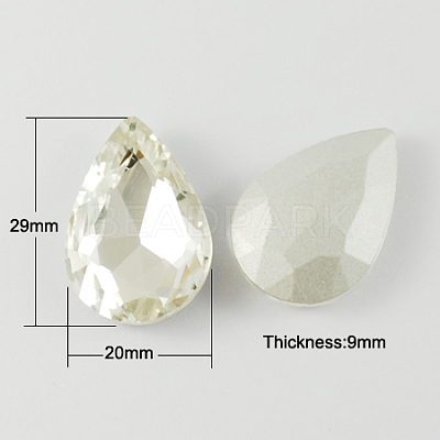 Glass Point Back Rhinestone RGLA-Q004-18-1