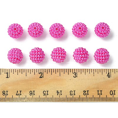 Imitation Pearl Acrylic Beads OACR-FS0001-45B-1