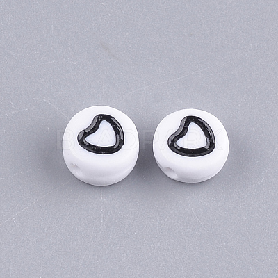 Opaque Acrylic Beads MACR-S273-17-1