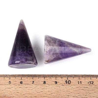 Natural Amethyst Ring Display Stands G-T144-06E-1