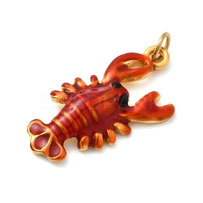 304 Stainless Steel Enamel Pendants X-STAS-B093-33G-01-1