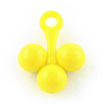 Opaque Acrylic Pendants SACR-Q165-C17-1
