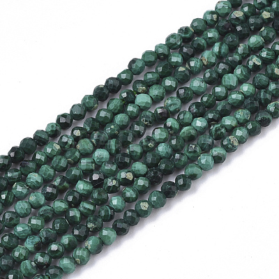 Natural Malachite Beads Strands G-S361-2mm-001-1