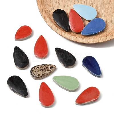 Mosaic Tiles Porcelain Cabochons DIY-YWC0009-01B-1